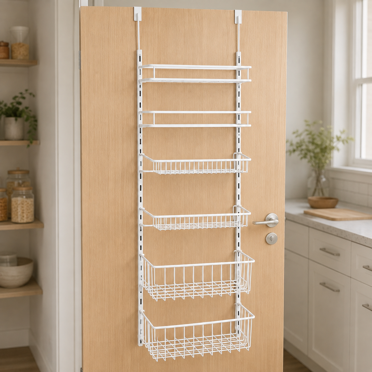 6-Tier Adjustable Over-the-Door Organizer