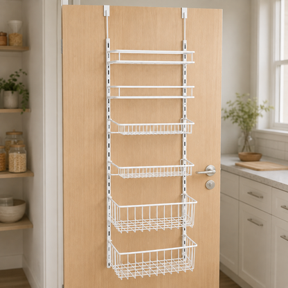 6-Tier Adjustable Over-the-Door Organizer