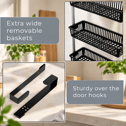 6-Tier Over-the-Door Organizer Rack