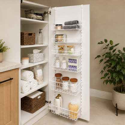 6-Tier Adjustable Over-the-Door Organizer