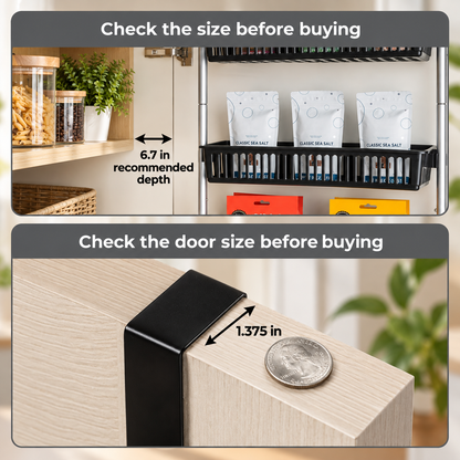 6-Tier Over-the-Door Organizer Rack