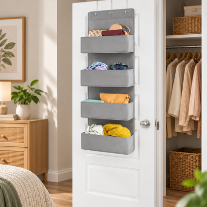 4-Tier Over-the-Door Fabric Organizer