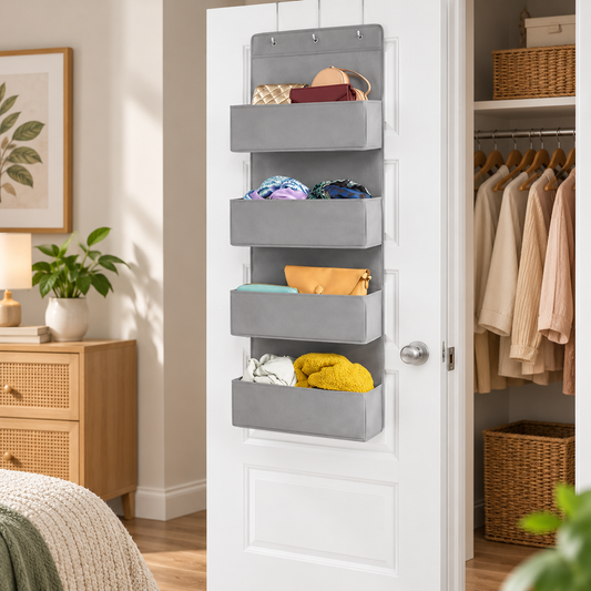 4-Tier Over-the-Door Fabric Organizer