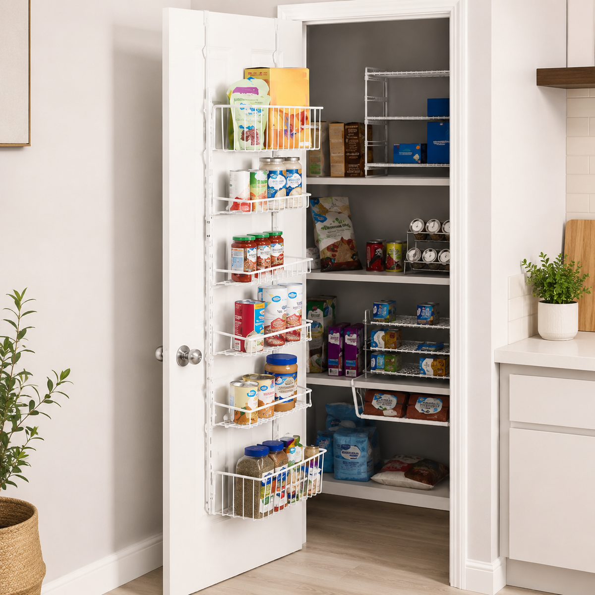 6-Tier Adjustable Over-the-Door Organizer