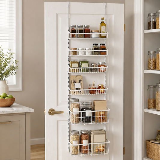 6-Tier Adjustable Over-the-Door Organizer
