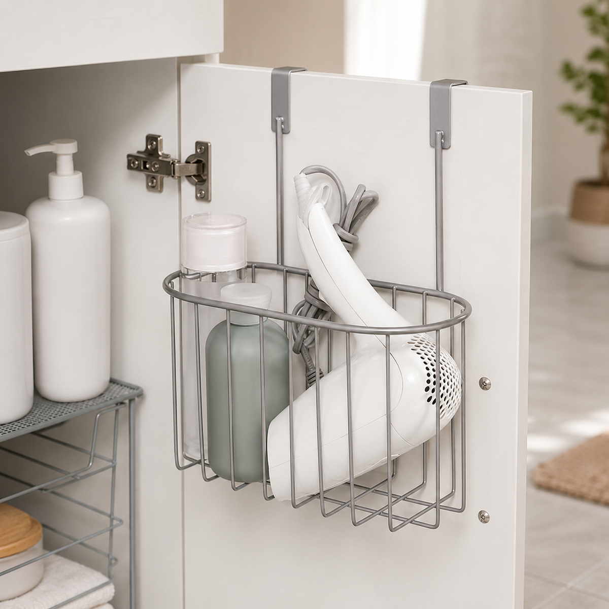 Mainstays Over-the-Cabinet Storage Basket