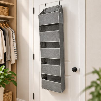 5-Shelf Over-the-Door Closet Organizer